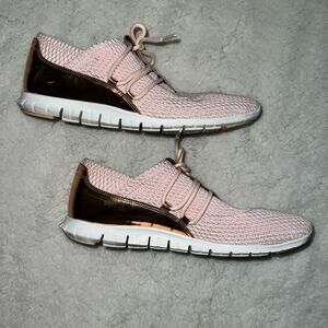 Cole Haan ZeroGrand Pink Quilted Sneakers - size 8.5